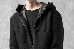 Load image into Gallery viewer, m.a+ unlined aviator jacket / J221DZ-/WLD (BLACK/BROWN)