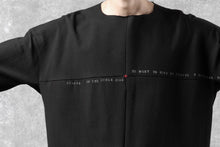 Load image into Gallery viewer, m.a+ written one piece long sleeve t-shirt / T211D/W/JM11 (BLACK)