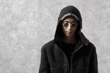 Load image into Gallery viewer, m.a+ unlined aviator jacket / J221DZ-/WLD (BLACK/BROWN)