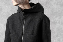 Load image into Gallery viewer, m.a+ unlined aviator jacket / J221DZ-/WLD (BLACK/BROWN)