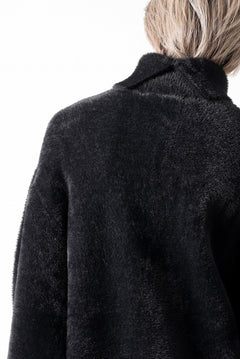 画像をギャラリービューアに読み込む, TARO HORIUCHI / th products Mole Turtle Knit / feather mogol shaggy knit (black)