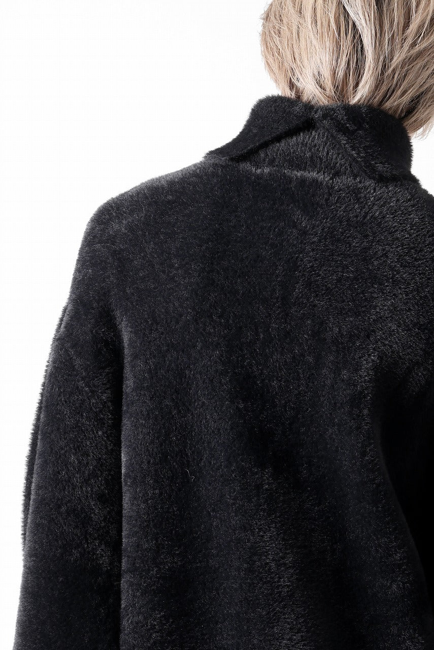 画像をギャラリービューアに読み込む, TARO HORIUCHI / th products Mole Turtle Knit / feather mogol shaggy knit (black)
