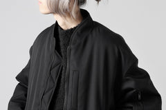 画像をギャラリービューアに読み込む, th products 3D Collar MA-1 / wool gabardine (black)