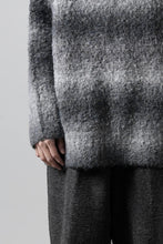 画像をギャラリービューアに読み込む, TARO HORIUCHI / th products Inflated Oversized Crew / 1/4.5 kasuri loop knit (mono)