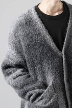 画像をギャラリービューアに読み込む, TARO HORIUCHI / th products Inflated Cardigan / 1/4.5 kasuri loop knit (mono)