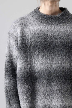 画像をギャラリービューアに読み込む, TARO HORIUCHI / th products Inflated Oversized Crew / 1/4.5 kasuri loop knit (mono)