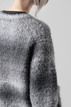 画像をギャラリービューアに読み込む, TARO HORIUCHI / th products Inflated Cardigan / 1/4.5 kasuri loop knit (mono)
