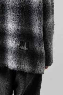 画像をギャラリービューアに読み込む, TARO HORIUCHI / th products Inflated Oversized Crew / 1/4.5 kasuri loop knit (mono)