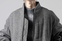 画像をギャラリービューアに読み込む, TARO HORIUCHI / th products 3D Collar MA-1 / herringbone tweed (gray)