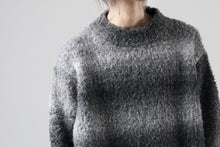 画像をギャラリービューアに読み込む, th products Inflated Oversized Crew / 1/4.5 kasuri loop knit (mono)