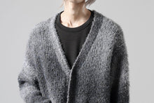 画像をギャラリービューアに読み込む, th products Inflated Cardigan / 1/4.5 kasuri loop knit (mono)