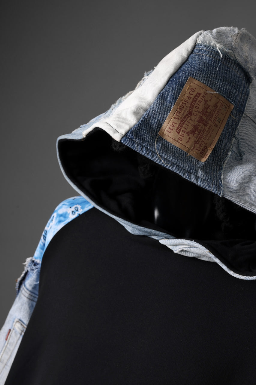 画像をギャラリービューアに読み込む, MASSIMO SABBADIN x LOOM exclusive HOODY wt. LEVI'S PATCH DETAIL (INDIGO #A)