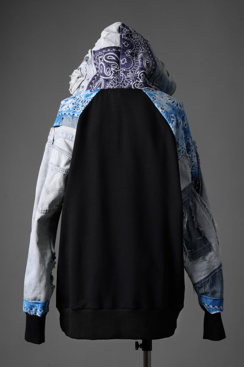 画像をギャラリービューアに読み込む, MASSIMO SABBADIN x LOOM exclusive HOODY wt. LEVI'S PATCH DETAIL (INDIGO #A)