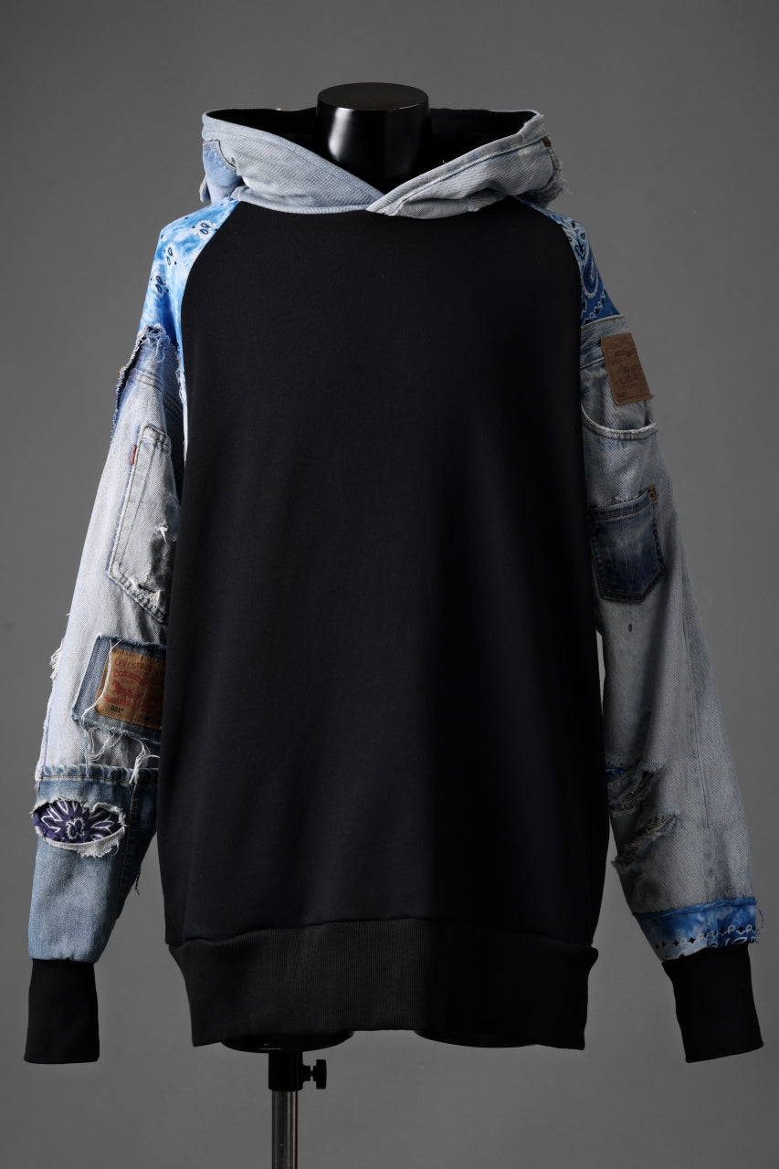 画像をギャラリービューアに読み込む, MASSIMO SABBADIN x LOOM exclusive HOODY wt. LEVI'S PATCH DETAIL (INDIGO #A)