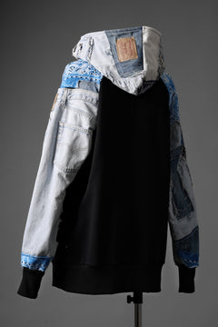 画像をギャラリービューアに読み込む, MASSIMO SABBADIN x LOOM exclusive HOODY wt. LEVI'S PATCH DETAIL (INDIGO #A)