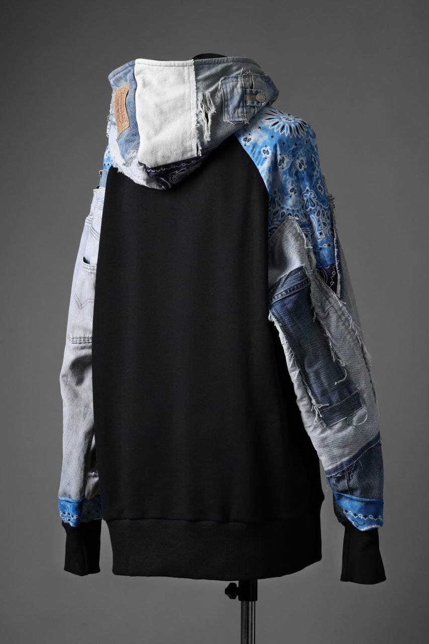 画像をギャラリービューアに読み込む, MASSIMO SABBADIN x LOOM exclusive HOODY wt. LEVI'S PATCH DETAIL (INDIGO #A)