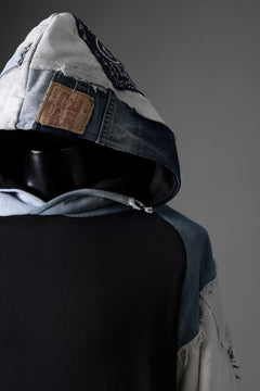 画像をギャラリービューアに読み込む, MASSIMO SABBADIN x LOOM exclusive HOODY wt. LEVI'S PATCH DETAIL (INDIGO #B)