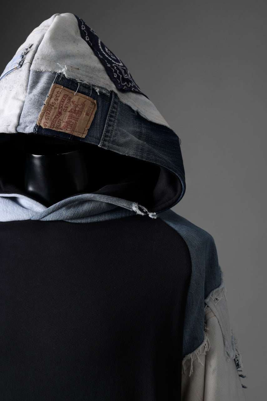 画像をギャラリービューアに読み込む, MASSIMO SABBADIN x LOOM exclusive HOODY wt. LEVI'S PATCH DETAIL (INDIGO #B)