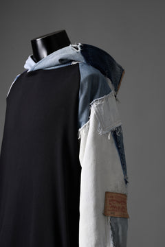 画像をギャラリービューアに読み込む, MASSIMO SABBADIN x LOOM exclusive HOODY wt. LEVI'S PATCH DETAIL (INDIGO #B)