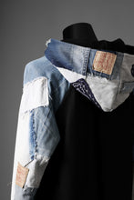 画像をギャラリービューアに読み込む, MASSIMO SABBADIN x LOOM exclusive HOODY wt. LEVI'S PATCH DETAIL (INDIGO #B)