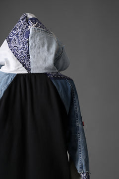 画像をギャラリービューアに読み込む, MASSIMO SABBADIN x LOOM exclusive HOODY wt. LEVI'S PATCH DETAIL (INDIGO #B)