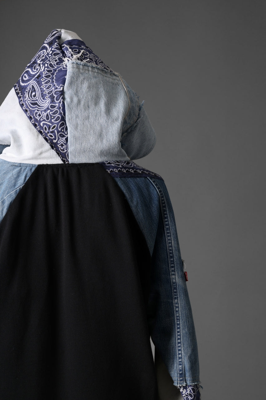 画像をギャラリービューアに読み込む, MASSIMO SABBADIN x LOOM exclusive HOODY wt. LEVI'S PATCH DETAIL (INDIGO #B)