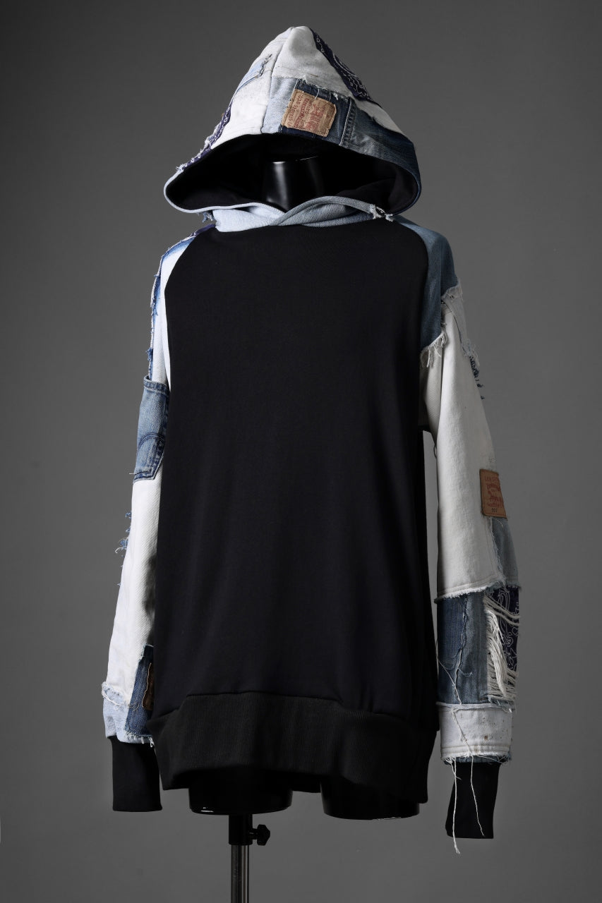 画像をギャラリービューアに読み込む, MASSIMO SABBADIN x LOOM exclusive HOODY wt. LEVI'S PATCH DETAIL (INDIGO #B)