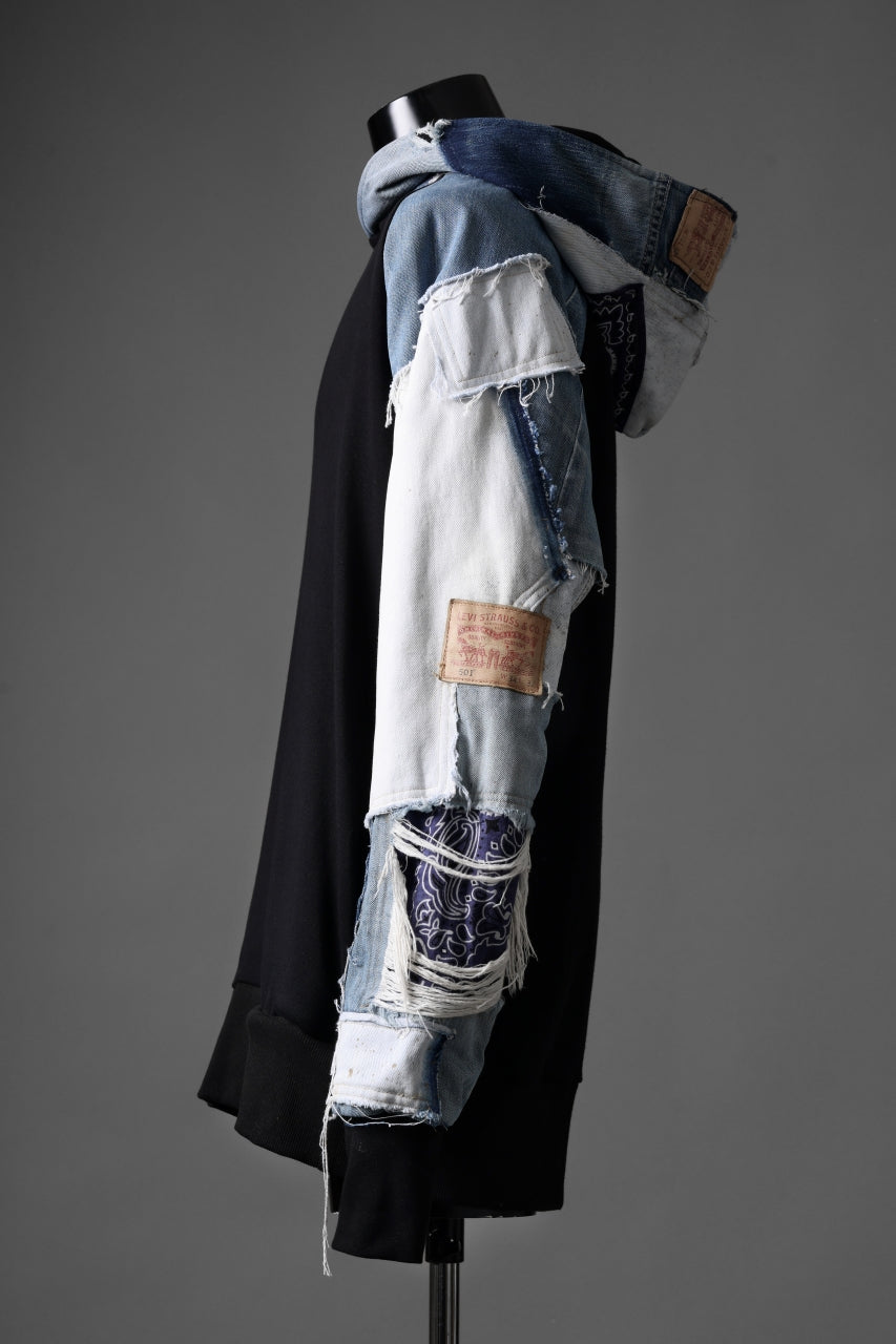 画像をギャラリービューアに読み込む, MASSIMO SABBADIN x LOOM exclusive HOODY wt. LEVI'S PATCH DETAIL (INDIGO #B)