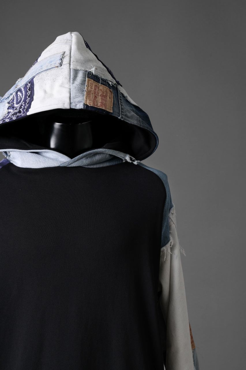 画像をギャラリービューアに読み込む, MASSIMO SABBADIN x LOOM exclusive HOODY wt. LEVI'S PATCH DETAIL (INDIGO #B)