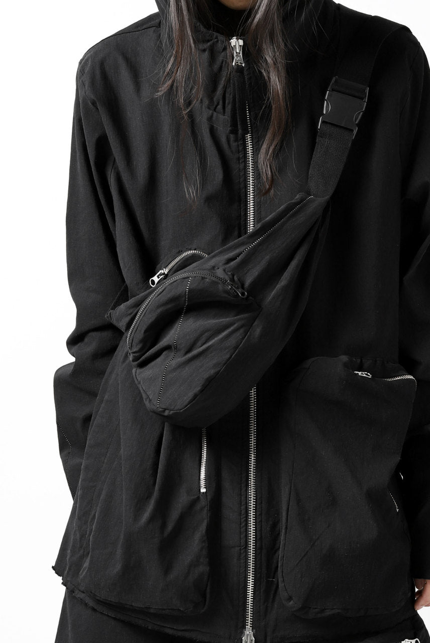 画像をギャラリービューアに読み込む, thomkrom RADICAL ZIP-BAG (BLACK)