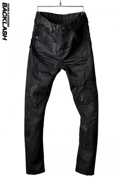 Load image into Gallery viewer, ISAMU KATAYAMA BACKLASH LOWCROTCH SKINNY CRASH/REPAIR (BLACK)