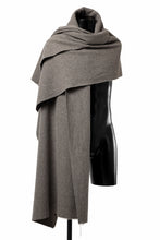 画像をギャラリービューアに読み込む, sus-sous cashmere / wool scarf - Raised washer (GREY)