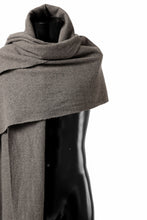 画像をギャラリービューアに読み込む, sus-sous cashmere / wool scarf - Raised washer (GREY)