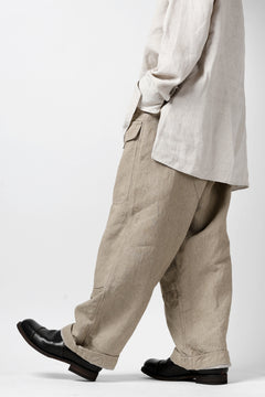 Load image into Gallery viewer, sus-sous trousers MK-1 / L100 herringbone washer (SAND BEIGE)