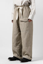 Load image into Gallery viewer, sus-sous trousers MK-1 / L100 herringbone washer (SAND BEIGE)