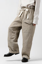 Load image into Gallery viewer, sus-sous trousers MK-1 / L100 herringbone washer (SAND BEIGE)