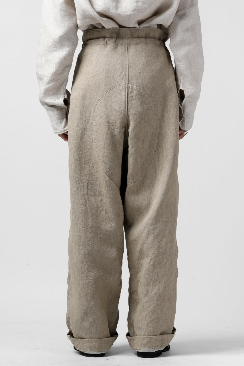 画像をギャラリービューアに読み込む, sus-sous trousers MK-1 / L100 herringbone washer (SAND BEIGE)