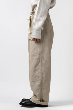 Load image into Gallery viewer, sus-sous trousers MK-1 / L100 herringbone washer (SAND BEIGE)
