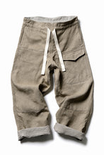 Load image into Gallery viewer, sus-sous trousers MK-1 / L100 herringbone washer (SAND BEIGE)