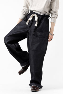 画像をギャラリービューアに読み込む, sus-sous trousers MK-1 / 11.5oz supima silket denim (INDIGO)