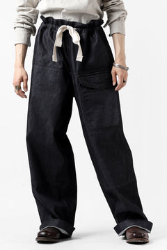 画像をギャラリービューアに読み込む, sus-sous trousers MK-1 / 11.5oz supima silket denim (INDIGO)