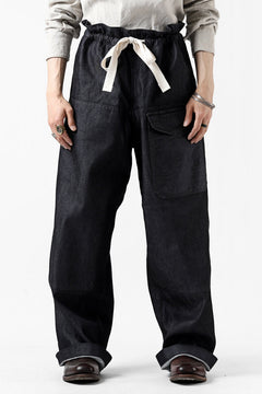画像をギャラリービューアに読み込む, sus-sous trousers MK-1 / 11.5oz supima silket denim (INDIGO)
