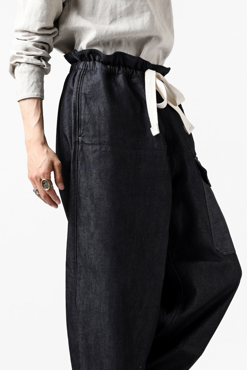 画像をギャラリービューアに読み込む, sus-sous trousers MK-1 / 11.5oz supima silket denim (INDIGO)