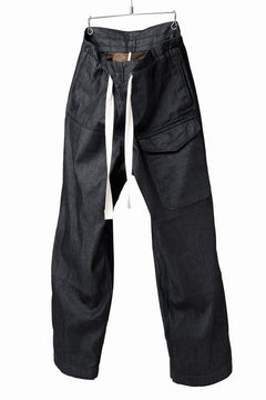 画像をギャラリービューアに読み込む, sus-sous trousers MK-1 / 11.5oz supima silket denim (INDIGO)