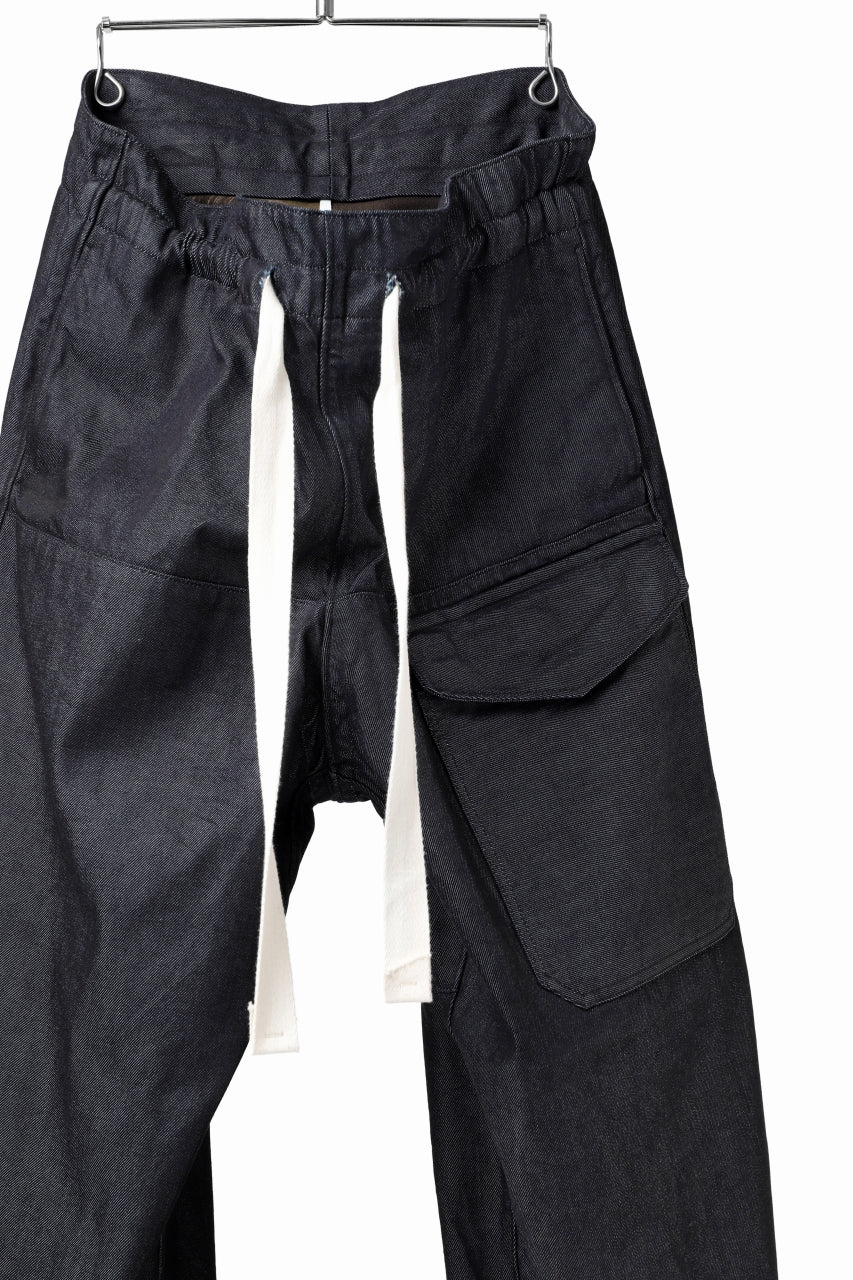画像をギャラリービューアに読み込む, sus-sous trousers MK-1 / 11.5oz supima silket denim (INDIGO)