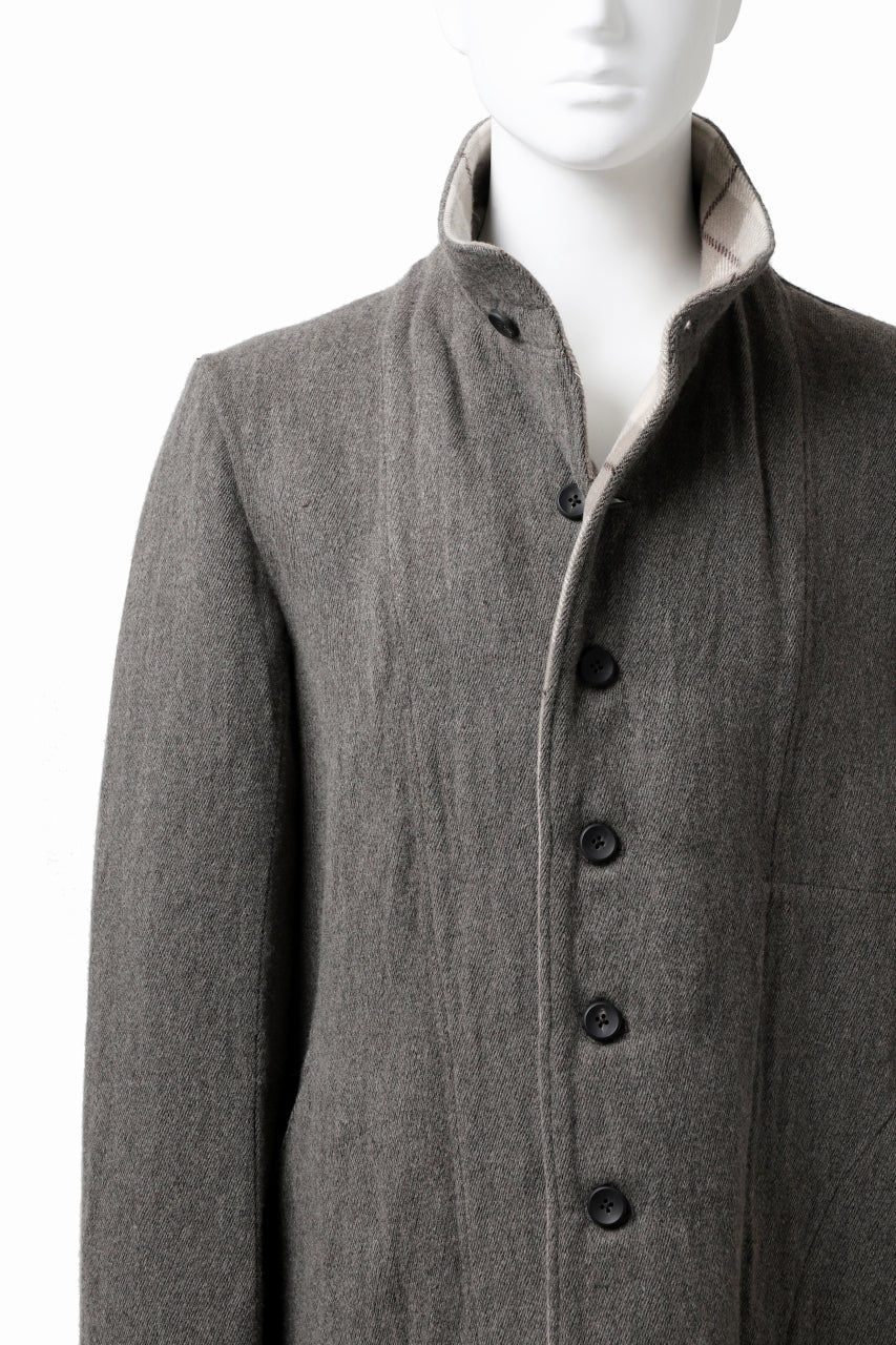 Load image into Gallery viewer, sus-sous medical coat / cavalry twill (GRAY BROWN)