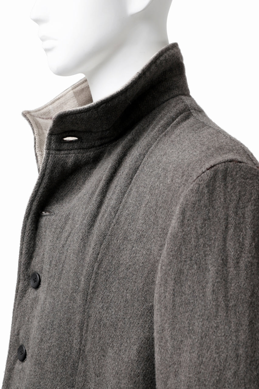 Load image into Gallery viewer, sus-sous medical coat / cavalry twill (GRAY BROWN)