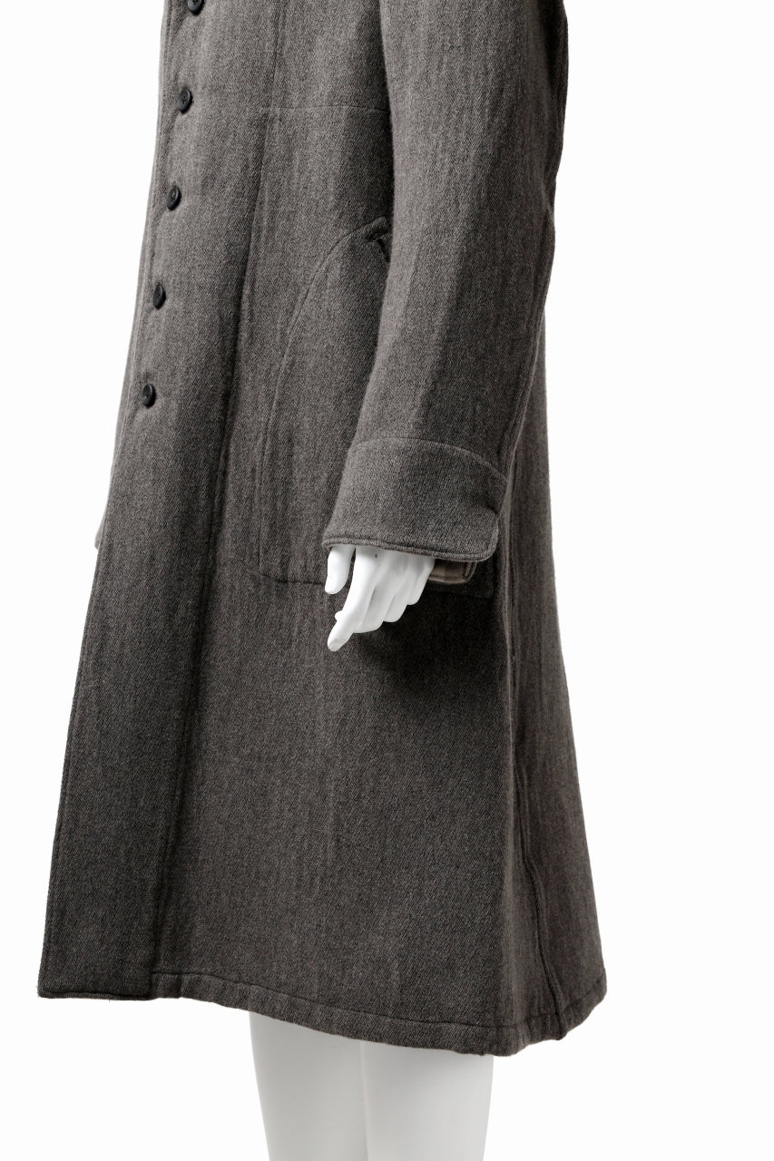 Load image into Gallery viewer, sus-sous medical coat / cavalry twill (GRAY BROWN)