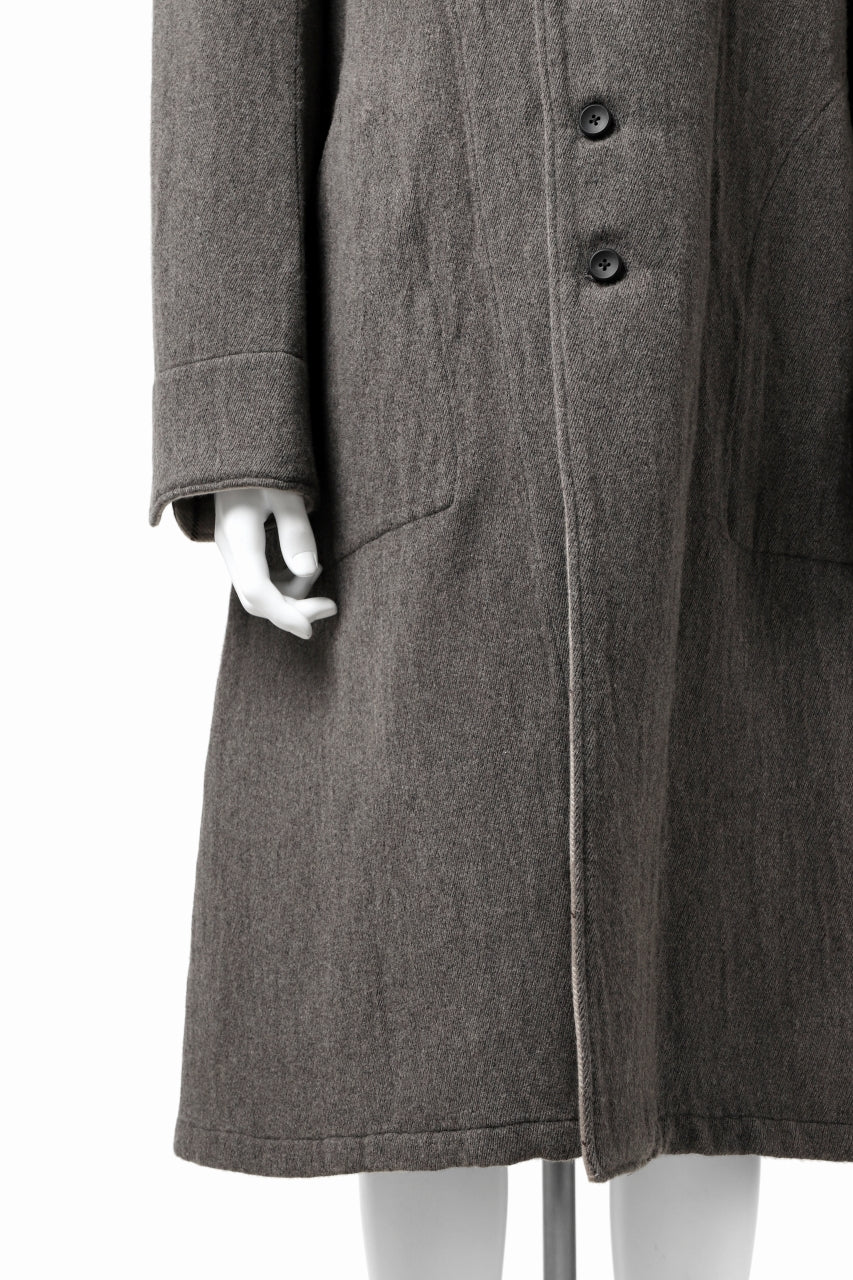 Load image into Gallery viewer, sus-sous medical coat / cavalry twill (GRAY BROWN)