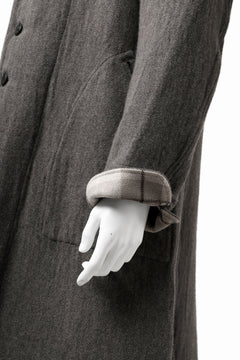 Load image into Gallery viewer, sus-sous medical coat / cavalry twill (GRAY BROWN)